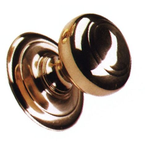 BOUTON DE PORTE BRILLANT - 65X80 MM