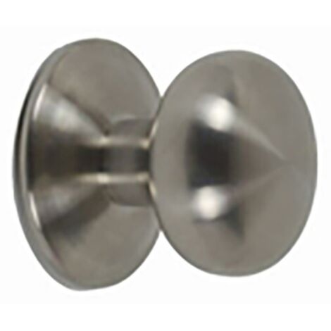 BOUTON DE PORTE CHAMPIGNON EN ACIER INOXYDABLE. - 70X80 MM