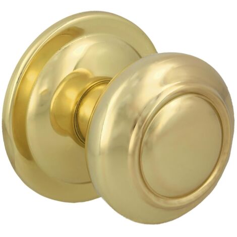BOUTON DE PORTE D'ENTRÉE EN LAITON - 70 MM