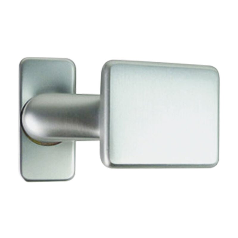 Kintech - Bouton de porte rosace rectangulaire - Finition : Anodisé F1 -