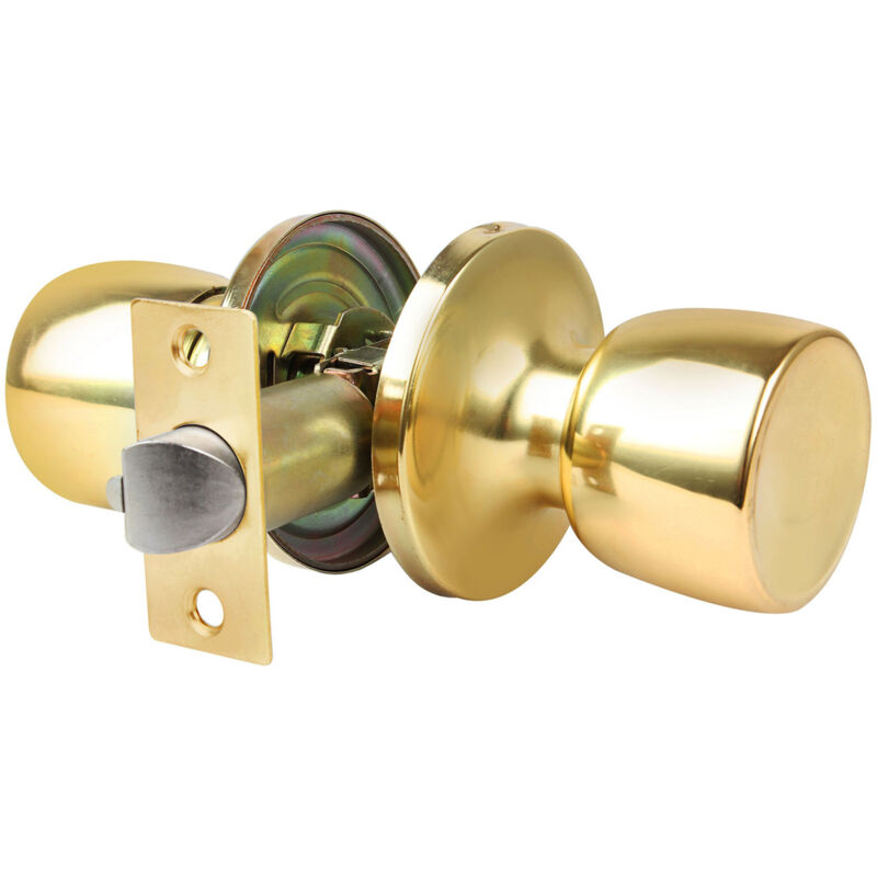 Alfa Dyser - Bouton de porte serrure tubulaire passage laiton mat 60/70mm