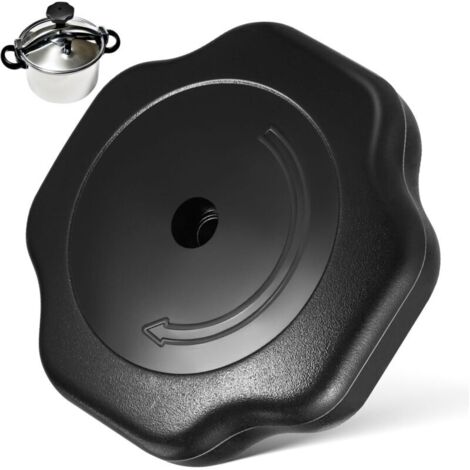Bouton de rechange en bakélite pour poignée de couvercle d'autocuiseur, accessoire de cuisine antidéflagrant, facile à installer et compatible avec les casseroles et les poêles.