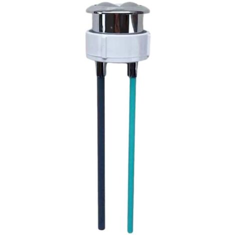 Bouton de remplacement pour toilettes à double chasse Geberit chromé (38 mm)