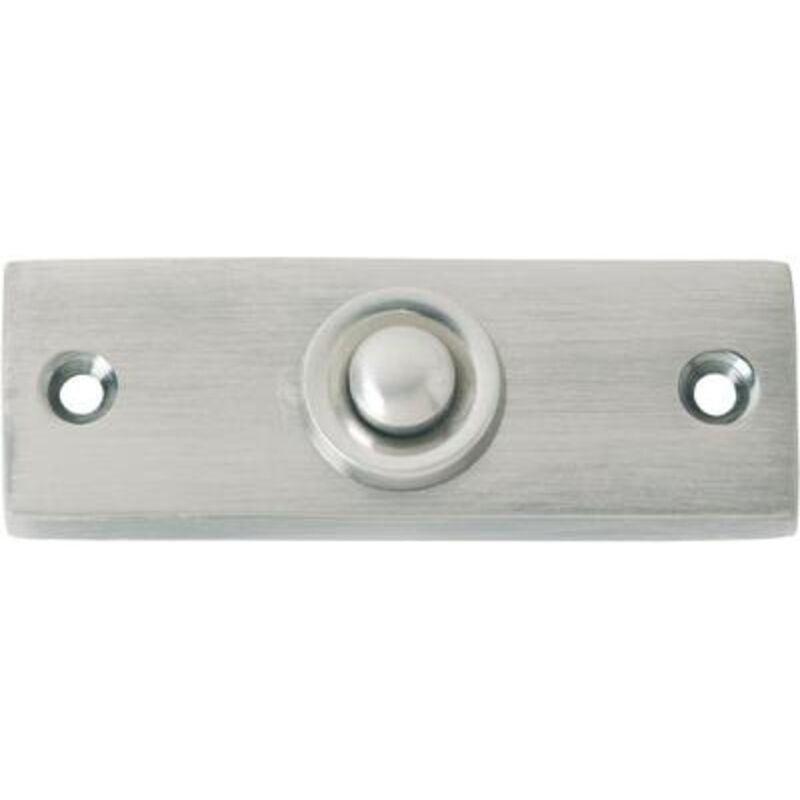 Heidemann - 70402 Bouton de sonnette simple nickel 24 V/1 a
