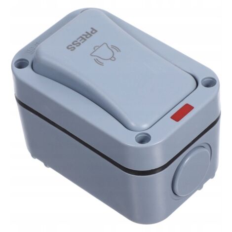 Bouton de sonnette extérieur étanche et sans contact avec voyant LED pour usage domestique