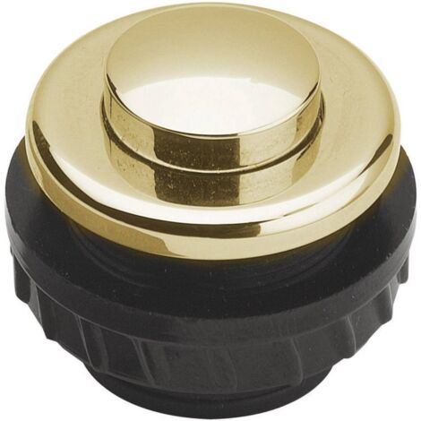 BOUTON DE SONNETTE SIMPLE GROTHE 62025 OR 12 V/1,5 A