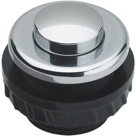 Bouton de sonnette simple Grothe 62033 chrome 12 V/1,5 A