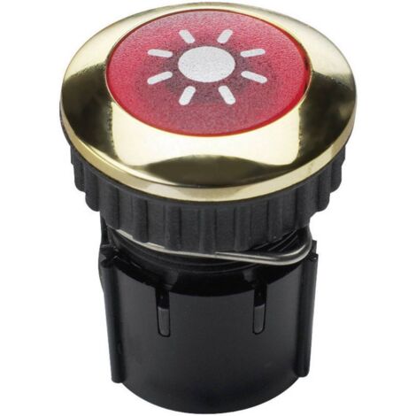 Bouton de sonnette simple Grothe 63042 or 12 V/1,5 A X92968
