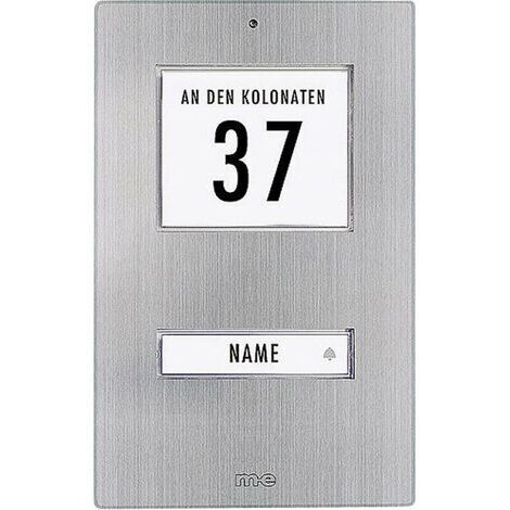 Bouton de sonnette simple m-e modern-electronics KT 1-EG acier inoxydable 12 V/1 A X99564