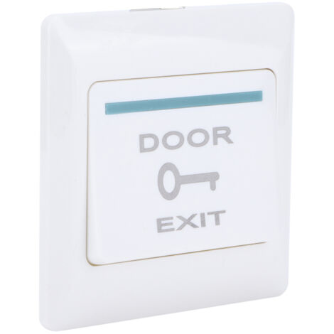 Bouton de sortie de porte type 86, système de contrôle d'accès ignifugé pour bureaux, résidences et logements locatifs