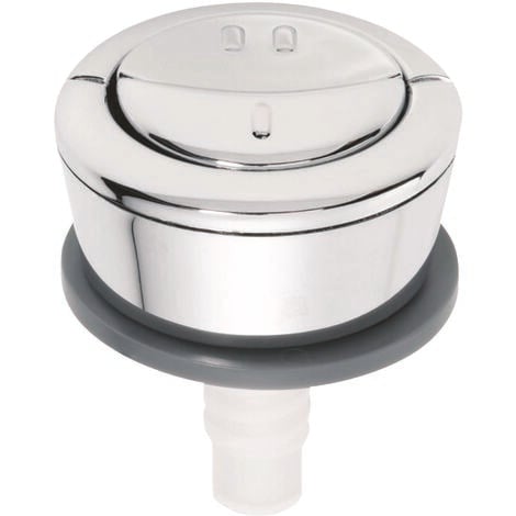 Bouton de soupape Chromé double commande