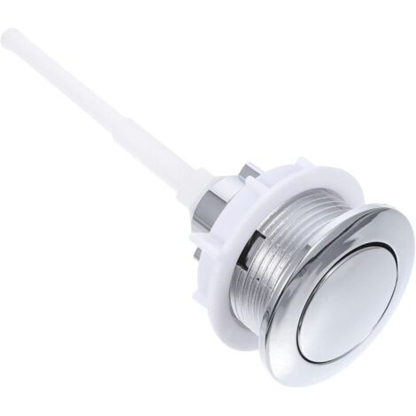 Bouton de toilette rond de remplacement, 1 pièce, bouton de réservoir d'eau, interrupteur de toilette durable, toilettes