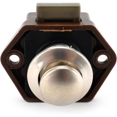 Bouton de verrouillage à poussoir de diamètre 20 mm, 1 pièce (5 pièces)