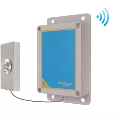 Bouton déporté supplémentaire sans-fil 900 mètres appel / sonnette autonome extérieure longue distance (gamme DA600+)