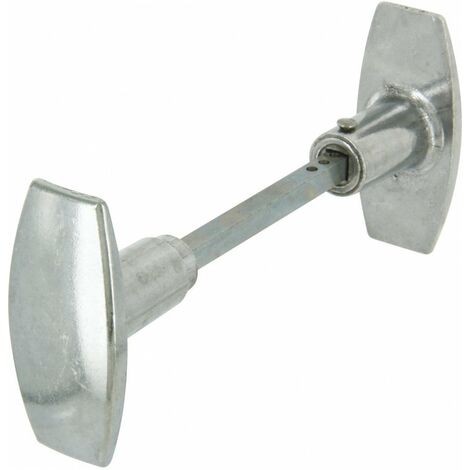 Bouton Double Aluminium Poli  6x8