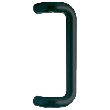 Bouton double BOURGOGNE fer époxy noir 1 portée carré 6 x 105 mm - BOUVET