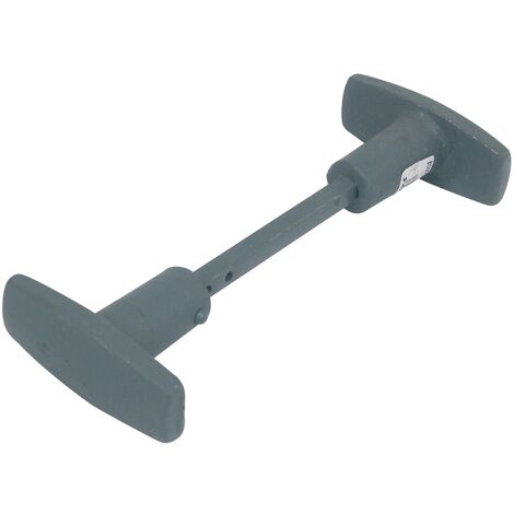 Bouton double évidé en fonte finition gris - JARDINIER MASSARD - J502161