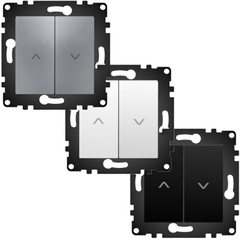 Bouton double pour stores automatiques - PJ Blanco - Ledme - PJ-27-W