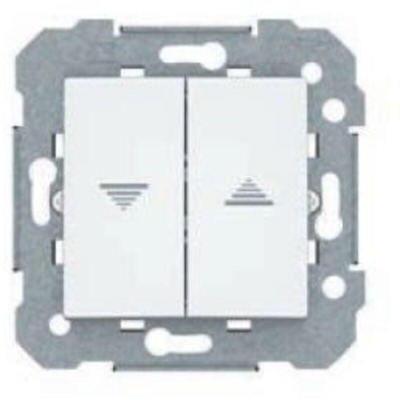 BJC - Bouton double store blanc Viva 23565