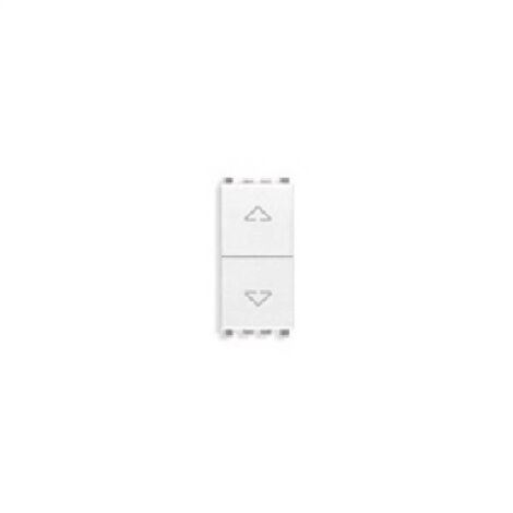 Bouton double verrouillé Vimar Eikon blanc 20062.B