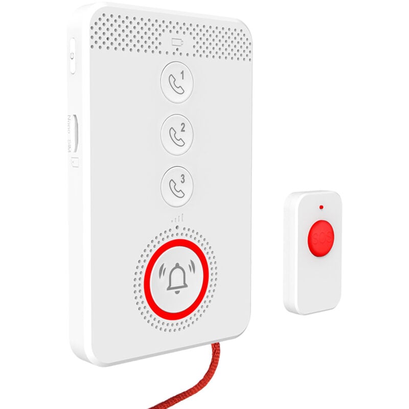 Zoternen - Bouton d'urgence sos 4G étanche IP65 avec appel et communication bidirectionnelle