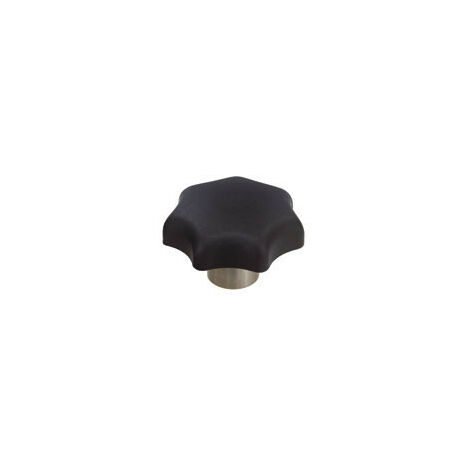 Bouton étoile plastique avec insert acier femelle M10