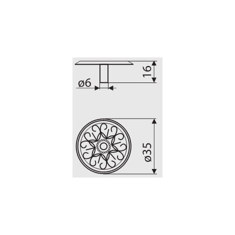 Bouton GR19, vieil anglais