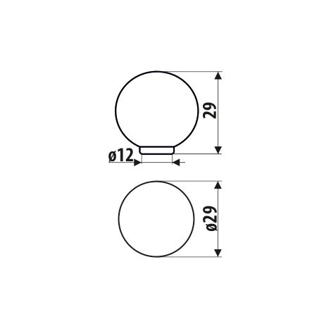 Bouton GX16, rose clair brillant