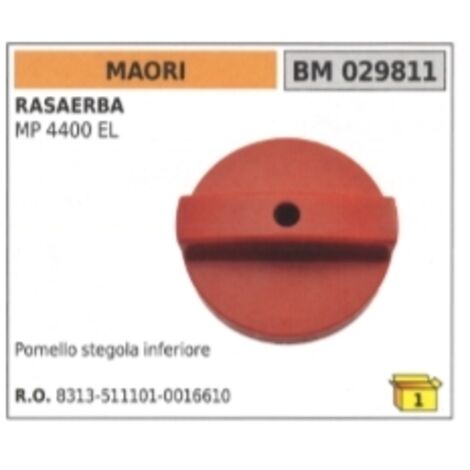 Bouton inférieur du guidon de la tondeuse MAORI MP4400EL 8313-511101-0016610