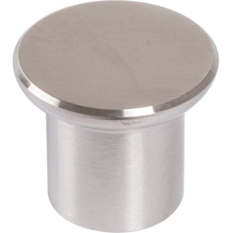 BOUTON INOX SATINE 6401X25 - Besoin D'Habitat