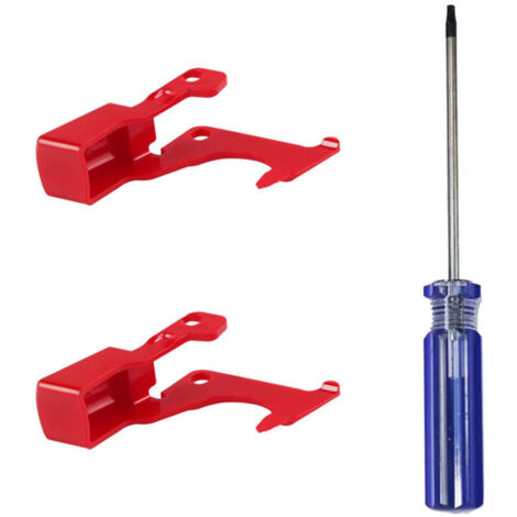 Bouton Interrupteur à gâchette robuste pour aspirateur Dyson V11/V10 Outil de réparation de Bouton d'alimentation amélioré (2 Bouton + 1 tournevis)