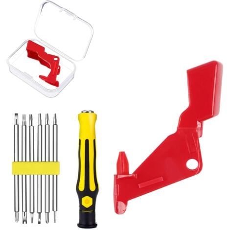 Bouton Interrupteur à gachette robuste pour aspirateur Dyson V11/V10, Outil de réparation de Bouton d'alimentation amélioré(avec accessoires de tournevis)