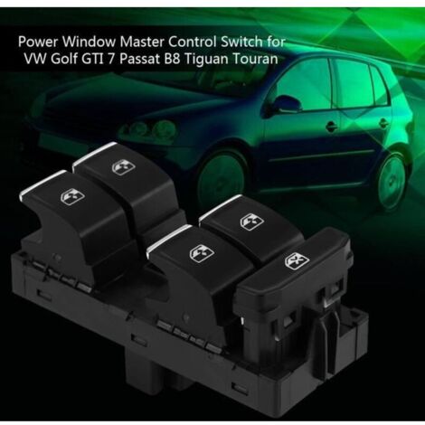 Bouton interrupteur Lève Vitre Commande Principal de Fenêtre Pour VW Golf GTI 7 Passat B8 Tiguan Touran 5G0 959 857C