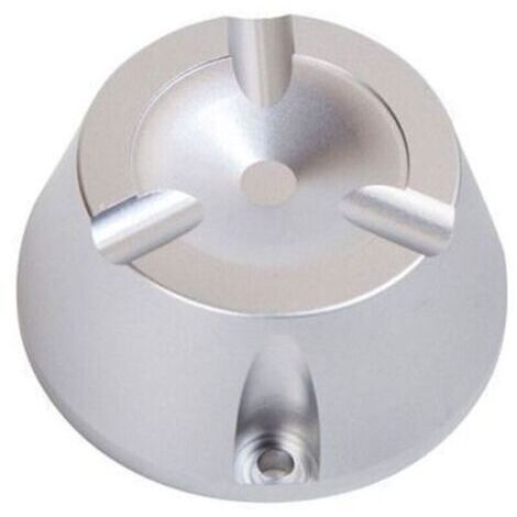 Bouton magnétique antivol pour vêtements de supermarché - Portable et multifonction (aluminium argenté)