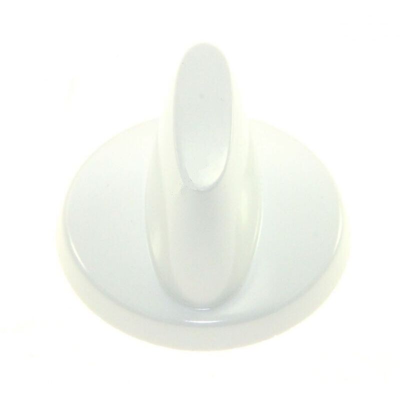 Bouton manette blanche pour table de cuisson Whirlpool