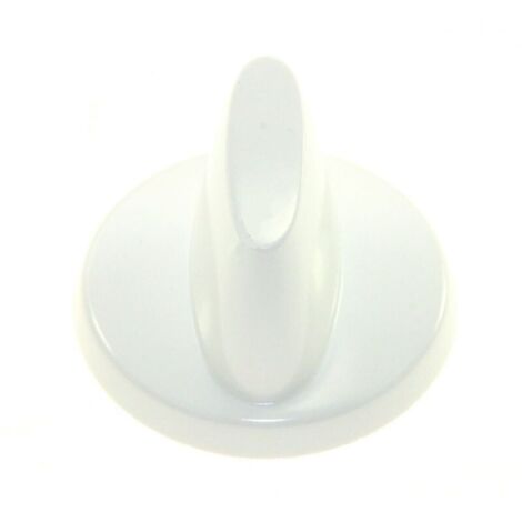 BOUTON MANETTE BLANCHE POUR TABLE DE CUISSON WHIRLPOOL