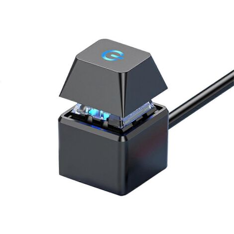 Bouton marche/arrêt carré pour lampe LED, câble d'extension noir de 2 m