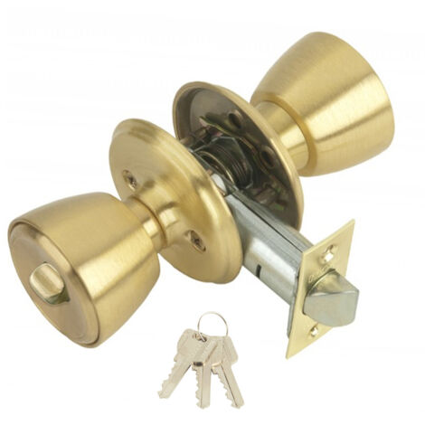 Bouton MCM 501B avec clé et entrée de serrure en laiton 60 mm.