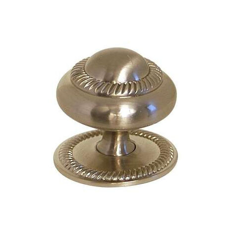 Bouton Meuble Classique Zamak Brossé Diamètre 37mm - B BEAUTY