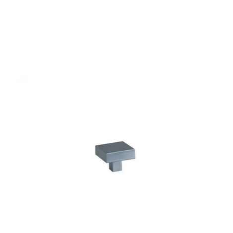 Bouton Meuble Contemporain Chromé Mat Zamak 30x30mm - B BEAUTY