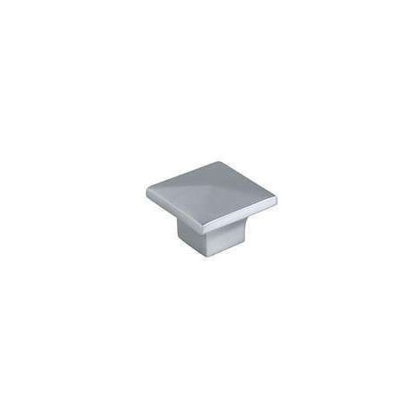 Bouton Meuble Contemporain Chromé Mat Zamak 32mm - B BEAUTY