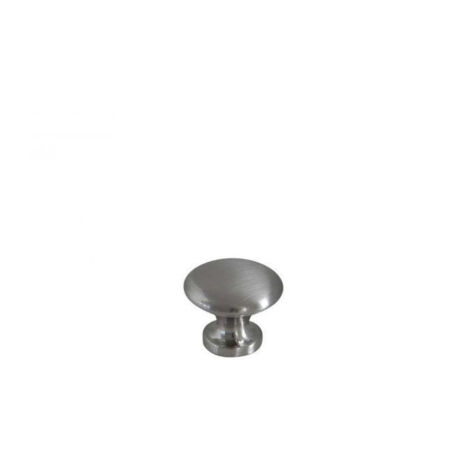 Bouton Meuble Contemporain Zamak Brossé Diamètre 25mm - B BEAUTY