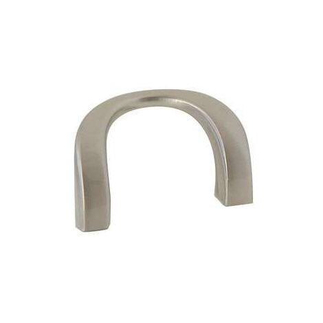 Bouton Meuble Contemporain Zamak Brossé L39mm