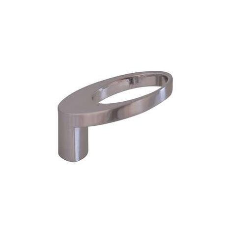 Bouton Meuble Contemporain Zamak Brossé L45mm - B BEAUTY