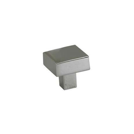 Bouton Meuble Contemporain Zamak Chromé B BEAUTY 20x20mm