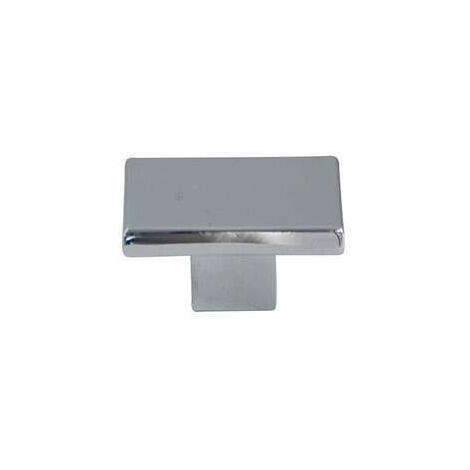Bouton Meuble Contemporain Zamak Chromé B BEAUTY 30x20x16mm