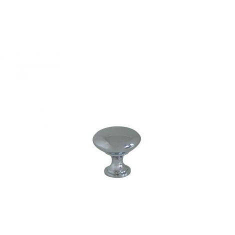 Bouton Meuble Contemporain Zamak Chromé Diamètre 30mm - B BEAUTY