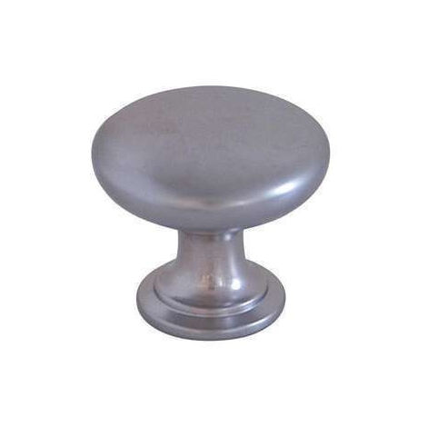 Bouton Meuble Contemporain Zamak Chromé Mat B BEAUTY - L25mm