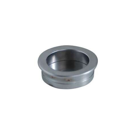 Bouton Meuble Contemporain Zamak Chromé Mat Diamètre 40mm - B BEAUTY