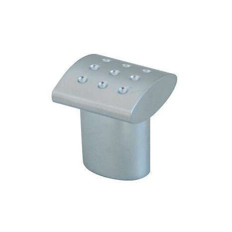Bouton Meuble Contemporain Zamak Mat Chromé B BEAUTY 20x20mm